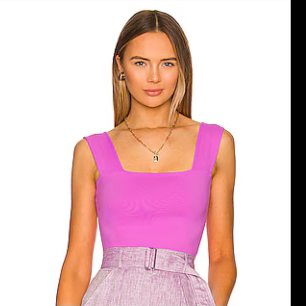 Susana Monaco wide strap crop top